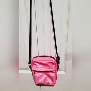FOREVER 21 Hot Pink Small Nylon Crossbody Bag - NEW
